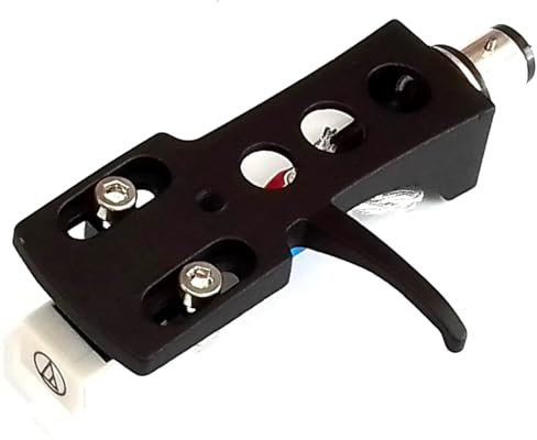 Litz Silver 5N Wired Headshell + AT 3600L Cartridge & Stylus For Sony PS DJ9000, PS X35, PS X40, PS X70, PS 1700, PS 2251, PS 3300 & PS 3750 Record Vinyl Players Turntables (2020)