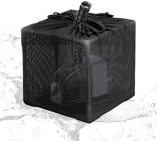 Canasta de Caja de Filtro de Estanque, Bolsa de Filtro de la Bomba de Estanque Malla de la Bomba de Agua de la Bomba de la Bomba de Barrera, para el Estanque de Pescado de Agua al Aire Libre, Piscina