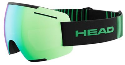 HEAD Unisex-Adult F-LYT Ski-und Snowboardbrille, Green/Black, M