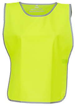 Yoko - Chaleco / Peto borde reflectante alta visibilidad (L/XL/Amarillo fluorescente)
