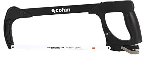 Cofan Sega ad arco | Tenditore regolabile di metallo | Dimensioni: 12 (300 mm) | 24 TPI