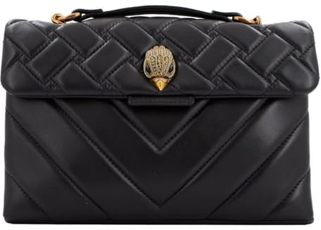 Sac à bandoulière Kurt Geiger Kensington en cuir matelassé noir