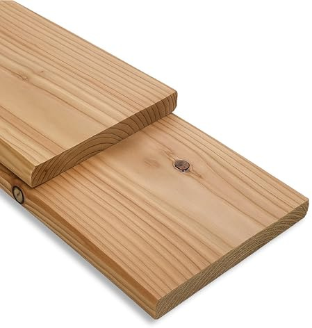 Gartenwelt Riegelsberger Terrassendiele Lärche Natur 27x142 mm 190 cm