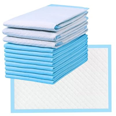 PELLYDA Tappetino monouso per incontinenza, per persone con debolezza della vescica, 10 pezzi, per persone con debolezza della vescica, per neonati, anziani, 80 x 150 cm