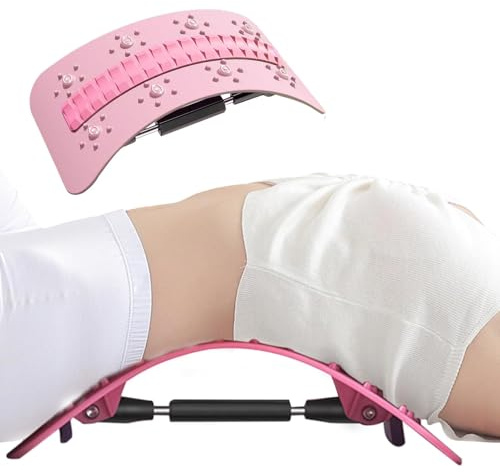 Alleviador de espalda, estirador ergonómico de espalda, herramienta de alineación de columna vertebral, tabla de estiramiento cómoda, dispositivo, equipo de soporte de columna vertebral, dispositivo