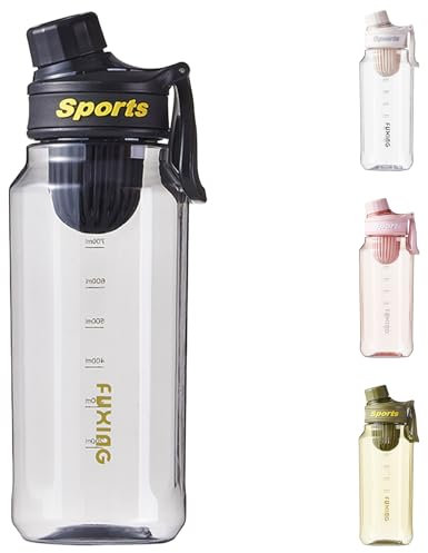 Greyoe 1 pezzi Sport Protein Shaker Water, Alta Qualità Proteina Shaker PC + PP, per Uomini e Donne Fitness Sport Allaperto e uso Quotidiano