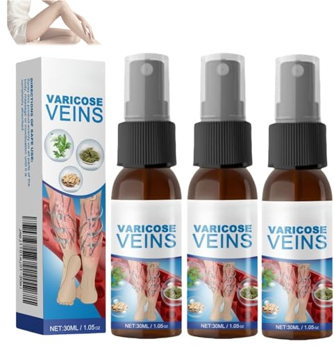 VeinGuard örtspray, Venen, 30 ml Varicose Veins spray med veno Puls, venskatz herbal spray, professionell åderbråck, lugnande spray, benspray och venspray (3)