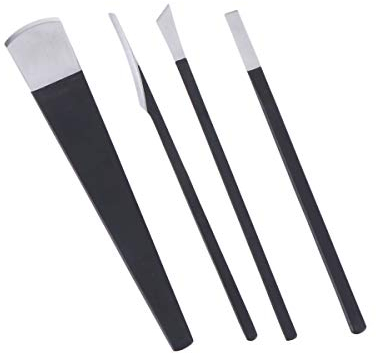 Lurrose 4 unids/set Cuchillo de pedicura de acero inoxidable Juego de cuchillas de pedicura profesional Juego de herramientas de uñas para el cuidado de los pies (paquete aleatorio)