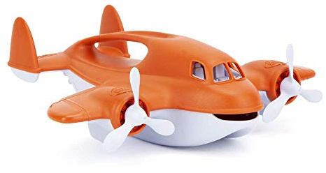 Green Toys 8601400, Löschflugzeug, Badewannenspielzeug, Badespielzeug für Kinder ab 12 Monaten