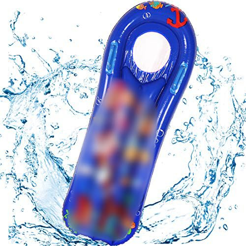 Miotlsy Aufblasbare Wasserhängematte, Paw Cartoon Luftmatratze Pool Aufblasbare Hängematte, Wasser-Hängematte 4-in-1 Loungesessel Pool Lounge, Wasserhängematte Bett Liege für Kinder