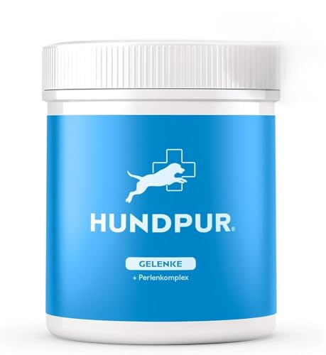 Complejo de perlas Hundpur®: Pélets Articulares para Perros con Mejillón de Labio Verde, Glucosamina, Condroitina y MSM, Complemento Alimenticio con Algas Espirulina para Todas las Articulaciones 300g