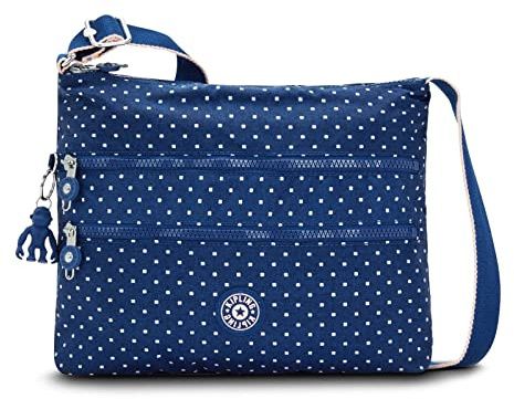 Kipling Damen Alvar Umh ngetaschen, Soft Dot Blue, Einheitsgröße EU