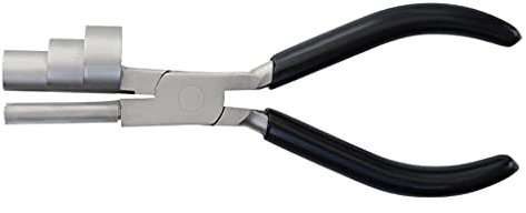 Alicates de punta redonda de 6 pulgadas con boca plana, 1 juego de alicates de herramientas de joyería, alicates de acero al carbono