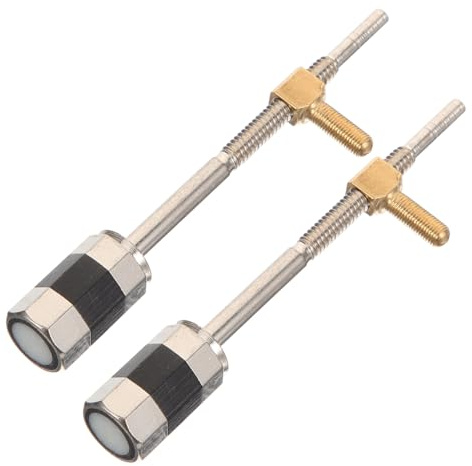 Toddmomy 2pcs Vis pour Archet de Violon en Métal Argenté Résistantes à L'usure, Surface Polie, Compatibles 4/4 et 3/4, Accessoires Indispensables pour Violonistes Amateurs