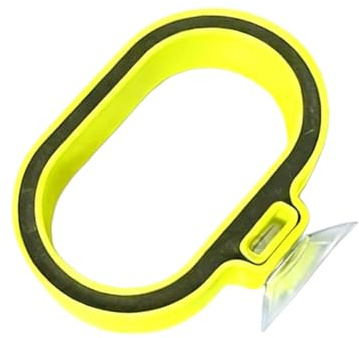 Distributore di alimenti per pesci, contenitore a forma di anello, distributore automatico di cibo, per famiglie e appassionati, acquari acqua dolce e acqua di mare, interni e