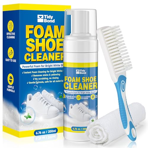 Shoe Cleaner Kit – Foam Trainer Cleaner for White Shoes & Sneakers, 200ML