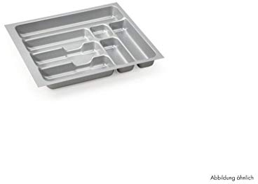 Naber Storex / Besteckeinsatz 4 für 900er Schrank / Silbergrau / 50 x 818 x 473