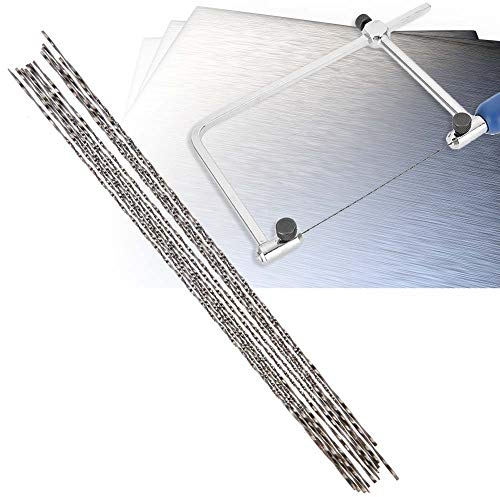 Wytino Lames de scie, 12 Lames de scie à chantourner avec Dents en Spirale pour la Coupe en Plastique métal Bois sciage sculpter(1#)