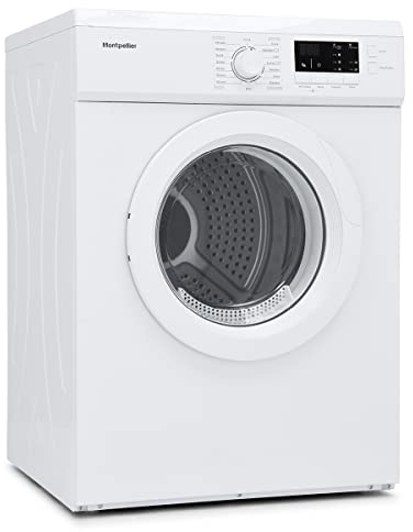 Montpellier MVSD7W Freestanding 7kg Vented Sensor Tumble Dryer - White