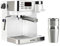 Solac CE4497 Multi Stillo 20 bar - Macchina per caffè combinata multifunzione 3 in 1: macchina caffè espresso+macchina caffè americano+cappuccino.Termo portatile 320ml.Inox.Extra Cream.Vaporizzatore