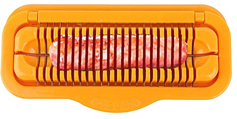 Coupe-hot-dog Coupe-Jambon trancheuse de Banane Multifonctionnel Hot Dog Coupe-Saucisse Opération sans couteau Outil de cuisine Slicer rapide pour Home Hôtel Bistro