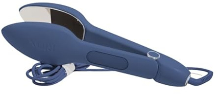 Nori Press Travel Steam Iron - Handheld Iron With Optional Steam Feature - No Ironing Board Required - Easy to Use w/ 6 Fabric Settings - Removes Wrinkles - User Manual Included - Navy