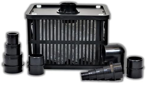 Pre-Filter Strainer Cage for Garden Pond Pumps - Rectangle 43mm Kit (40mm Domestic Waste)