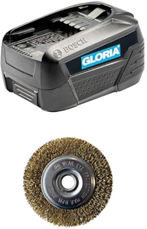 Gloria 4.0 Ah Bosch Akku + Fugenbürste Stahldraht 12mm