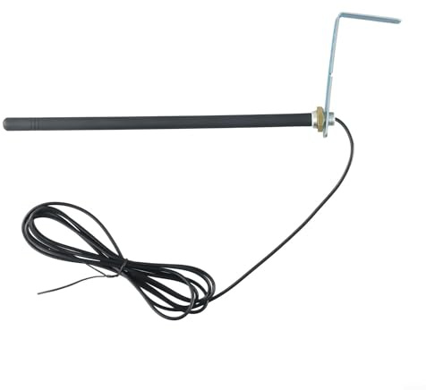 Gdfnmogo Antena externa de alta ganancia de 868 MHz para mandos a distancia de puerta de garaje compatible con Garador Hormann Marantec SOMMER, montaje en pared, cable de 2 m, 3 dBi, ganancia de 50