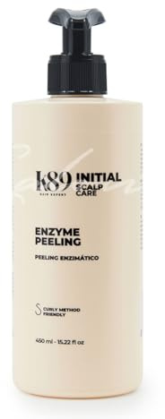 K89 Peeling enzimático Scalp Care 450 ml | Peeling suave para cuero cabelludo con extractos de frutas tropicales y uva