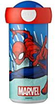 Mepal - Gourde Campus - Gobelet pour Boire - Gourde Étanche pour Enfants - Tasse pour Boire Réutilisable - Sans BPA et Lavable au Lave-Vaisselle - 300 ml - Spiderman