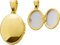 Ch.Abramowicz Medaillon Anhänger Gelbgold 333 8K Gravierbar