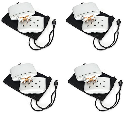 4 x tragbarer -Handwärmer, wiederverwendbar, Standardtasche, handliche Handwärmer, Kopf für Outdoor, Jagd, Angeln