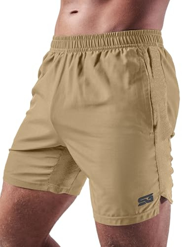 Satire Gym Pantaloni Corti Uomo Sportivi - Completo Running Shorts S a XXL - Vari Colori e Dimensioni