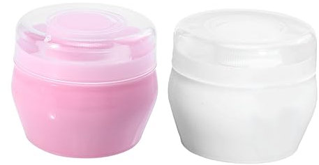 TOYANDONA Körperpuderdose Mit Quaste Satz Sanfte Puderquaste Leichter Leerer Talkumpuderbehälter Für Reisen Und Zuhause Einfache Anwendung Für Babypflege