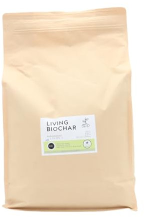 ALMICANNA: Living Biochar 10 l – Charbon végétal activé pour la culture du cannabis – Amendement dans le Living Soil et Terra Preta – Activateur de sol