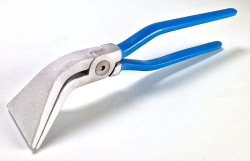 Alicates de plegado de aluminio, 60 mm, curvados a 45°, fabricados en Alemania, alicates de plegado de aluminio ligero