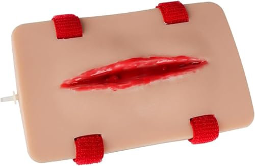 HGAYUBDV Ejercicios de sutura for el Control de hemorragias, Kit de Entrenamiento for el empaque de heridas y torniquete, Kit de Entrenamiento for Detener hemorragias en Clases