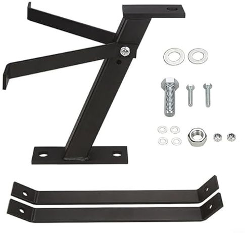 Violiica Attelage de tracteur de jardin robuste en fer pour remorque, tondeuse à gazon, support de remorquage compatible avec les tondeuses autoportées standard