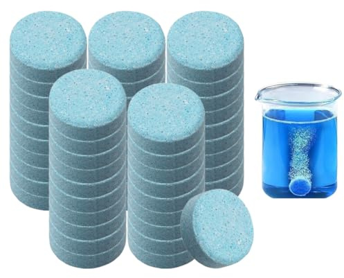 DOKRIN Liquide lave-glace pour auto et moto 50 nettoyants vitres concentrés pour voitures, cuisines, fenêtres, carrelages, miroirs, etc. (emballage individuel)