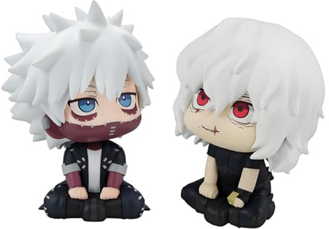 Anjinguang Figurines MHA Figurine d'Action Anime Shigaraki Tomura Look Up Figure Dabi Modèle de Personnage Mignon Décoration de Dessus de Gâteau Collection de Figurines MHA