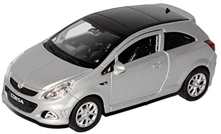 Welly Opel Corsa D Silber 3 TÜrer Ca 1/43 1/36-1/46 Modellauto Modell Auto