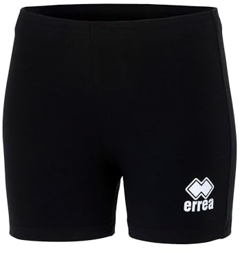 Errea Donna Pantaloncini Sportivi, Nero, M