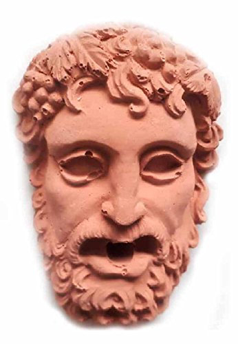 Generico ricevi 1 Decorazione FONTANE O Muro Testa di SEUS 66X45 MM Terracotta per PASTORI PRESEPE San Gregorio ARMENO Artigianali sheperds Crib