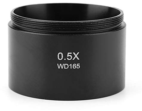 Microscopio Estéreo con Lente de Objetivo Auxiliar, Lente de Microscopio Duradera Práctica, para Montaje de 48mm de Microscopio de Vídeo Industrial