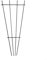 1PC Plant Support Stakes Metal Trellis For Potted Climbing Plants, Plant Support Frame For Garden Flowers Vine Ivy Tomato Peony Monstera Hydrangeas Roses Vegetables