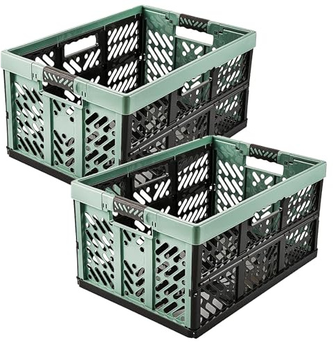 keeeper, Nordic Green Pack Aufbewahrungsbox, 54 x 37 x 28, je 45 l, Polypropylen, 54 x 37 x 28 cm, 2 Stück