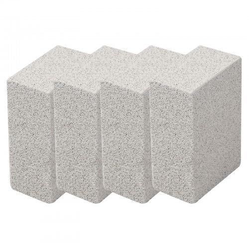 Rapidbok Pómez Limpiadoras 4pz, Parrilla Plancha Limpieza Ladrillo Bloque, Bloque para Limpieza de Parilla, Piedra de Limpieza de Pómez, para Cocina,Parrillas de Parte Superior Plana, Óxido, Azulejos