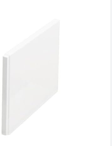 Modern Bathroom Single & Double Ended Straight Bath Gloss White Acrylic Bathtub End Side Panel Options (End Panel 700mm)