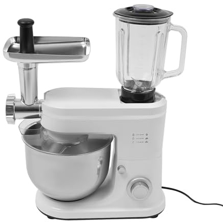 Robot de cocina, procesador de alimentos, 1500 W, 6 L, batidora multifunción con función de pulso, para cocinas, restaurantes, panaderías
